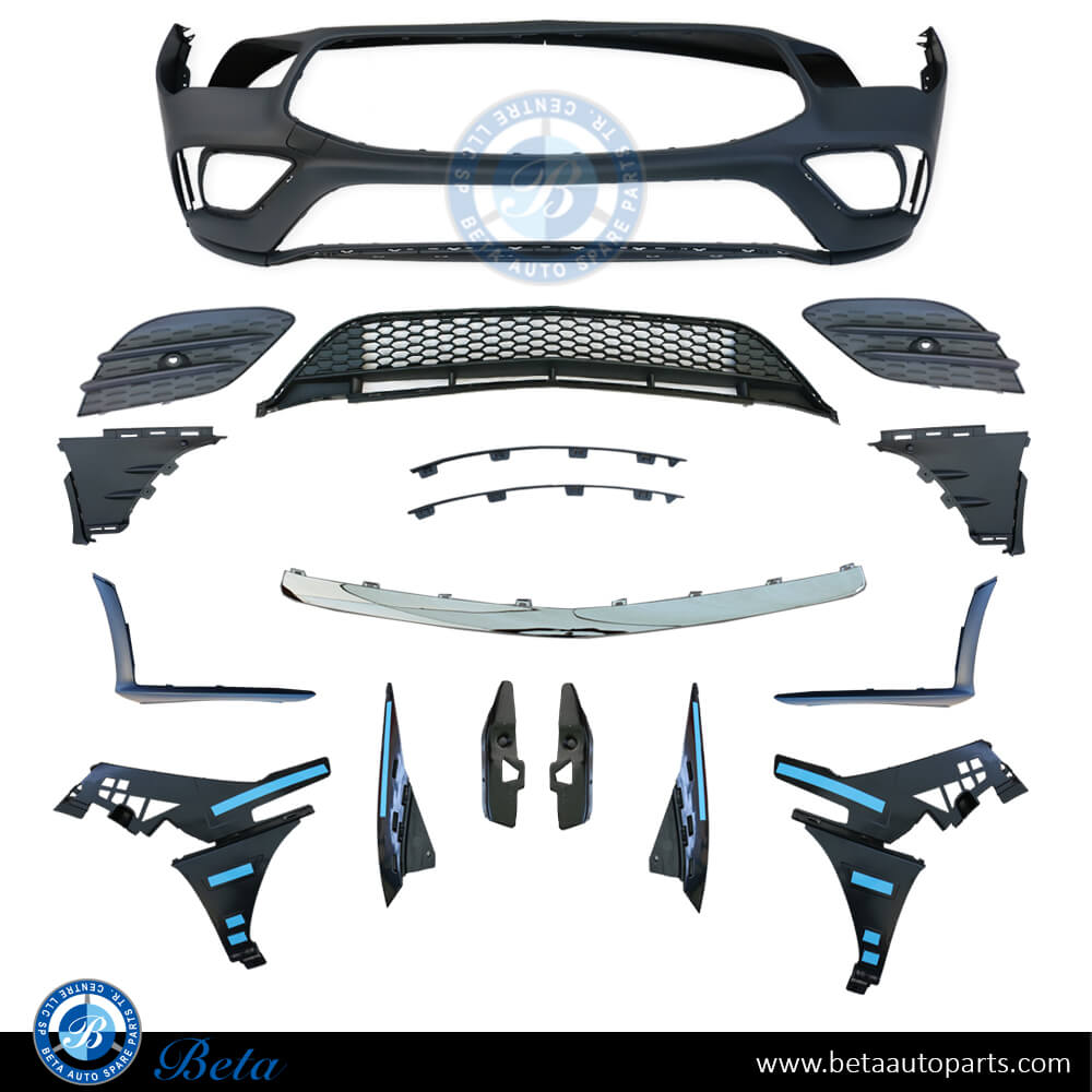 Front Bumper assembly Normal AMG for Mercedes CLA-Class C118 2019-Up models, Part Number 1188808700 Front Bumper assembly Normal AMG for Mercedes CLA-Class C118 2019-Up models, Part Number 1188808700